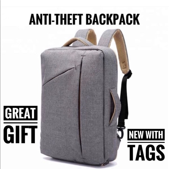 Anti-theft Laptop Backpack - Picture 3 of 8